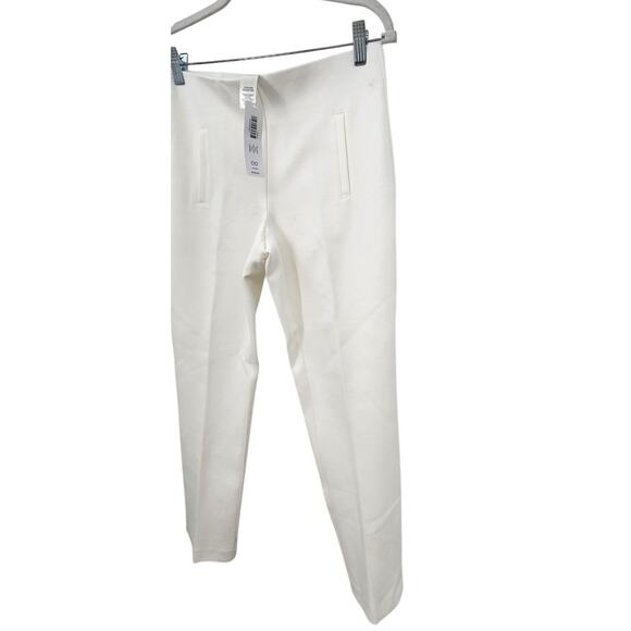 New NWT Chico's The Juliet Ankle Pants Basic In Ecru Size 00 Whit Cream Casual 2 - Picture 4 of 11